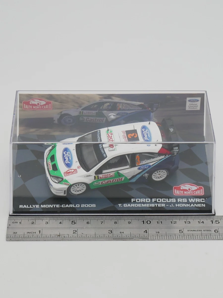 Ixo 1:43 FORD FOCUS RS WRC 2005 T.GARDEMEISTER J.HONKANEN Diecast Car Model Metal Toy Vehicle