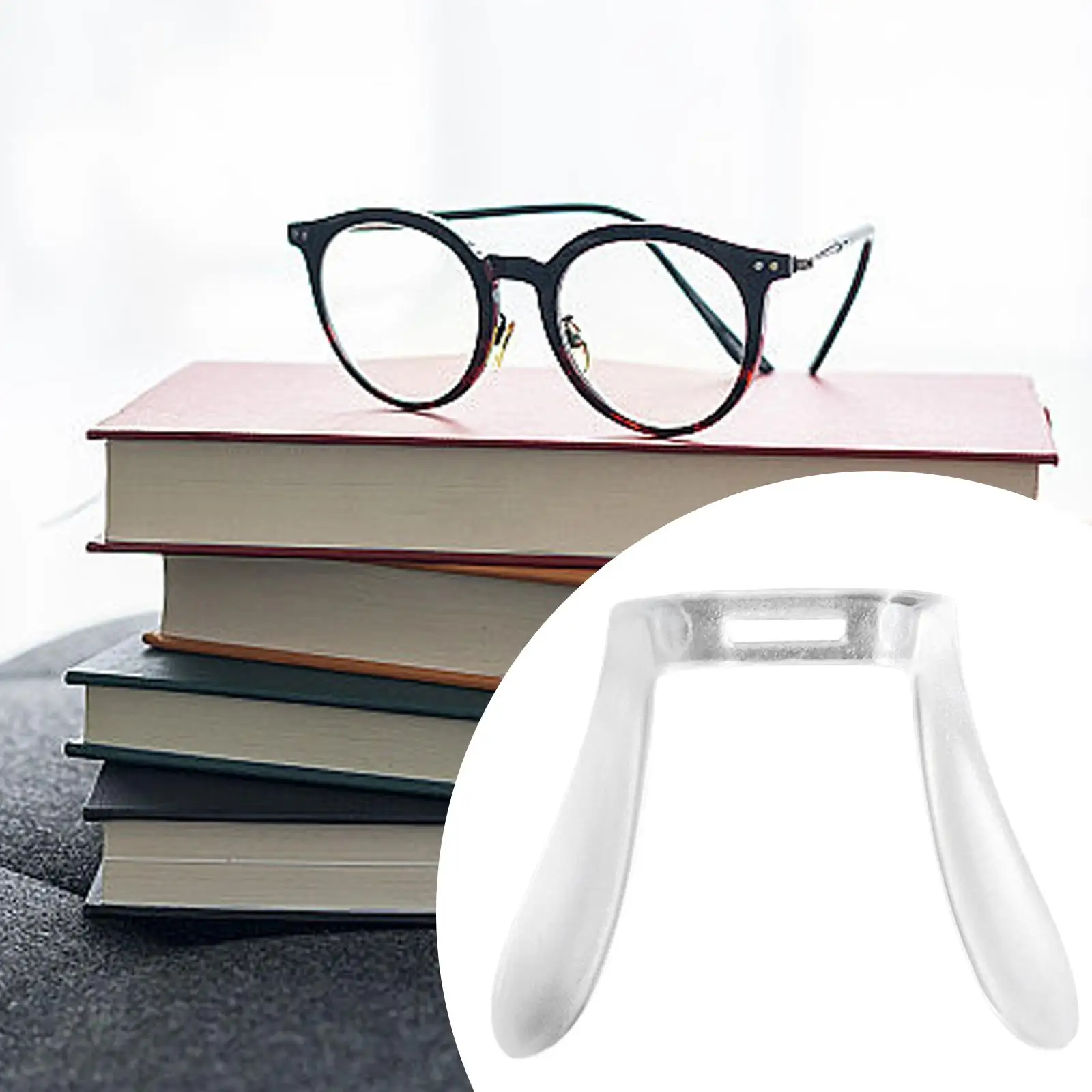 

Eyeglass Saddle Bridge Replacement Universal Anti Slip Support Eyeglass Nose Support Bracket for Glass Reading Loupes