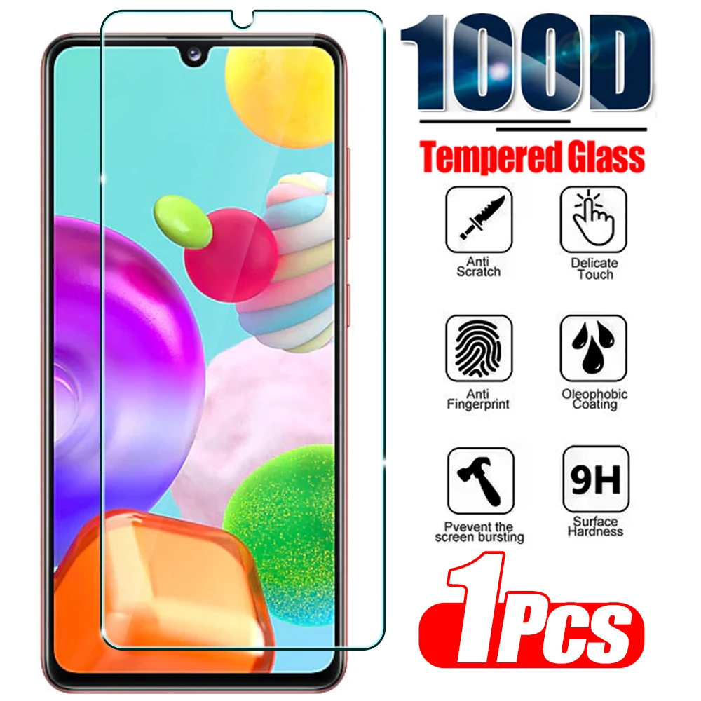 1Pcs Screen Protector For Samsung Galaxy A01 A11 A21 A31 A41 A51 A71 A81 A91 Full Cover Tempered Glass Film For Samsung A21s