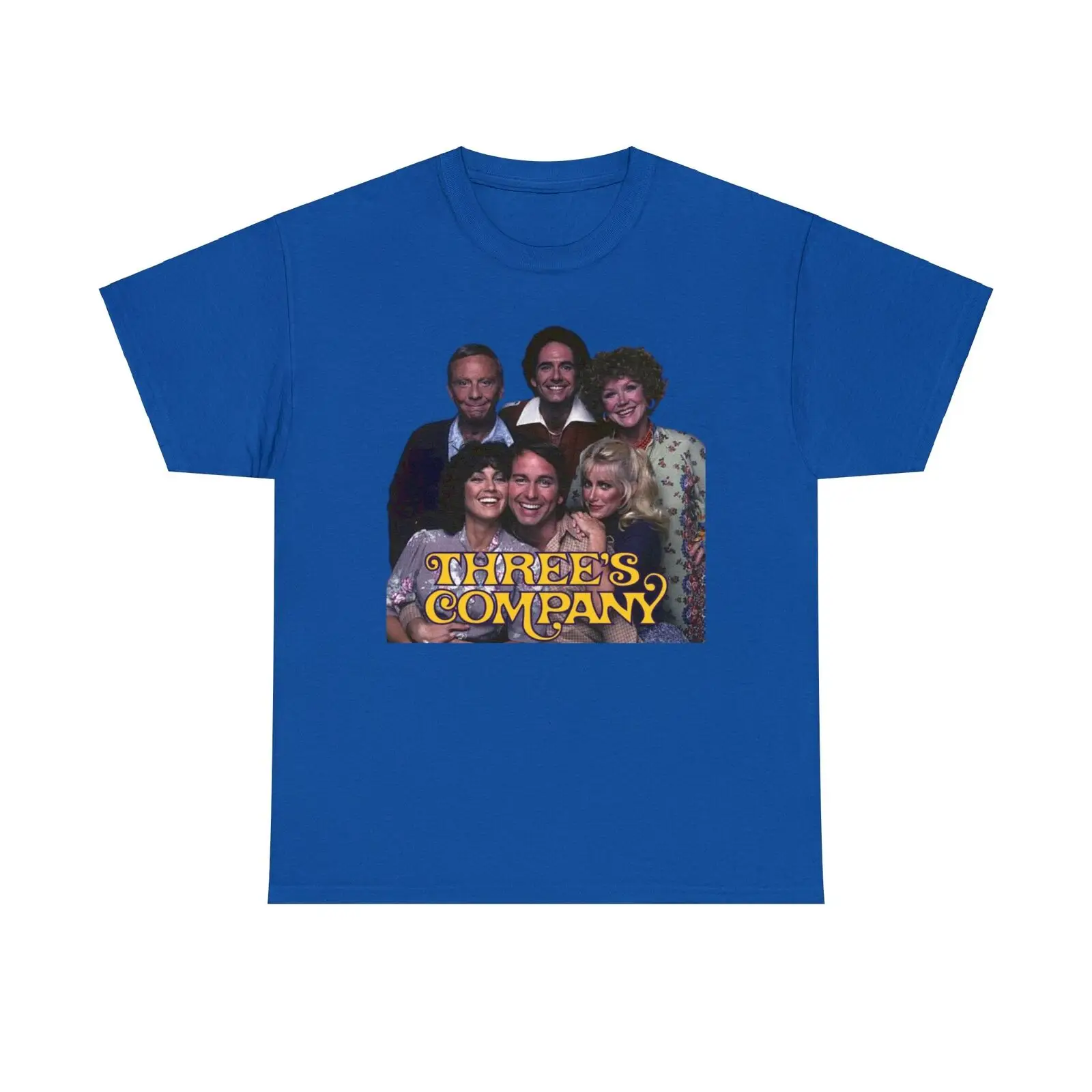 Three's Company Heavy Cotton Tee, John Ritter, Joyce DeWitt, Suzanne Somers