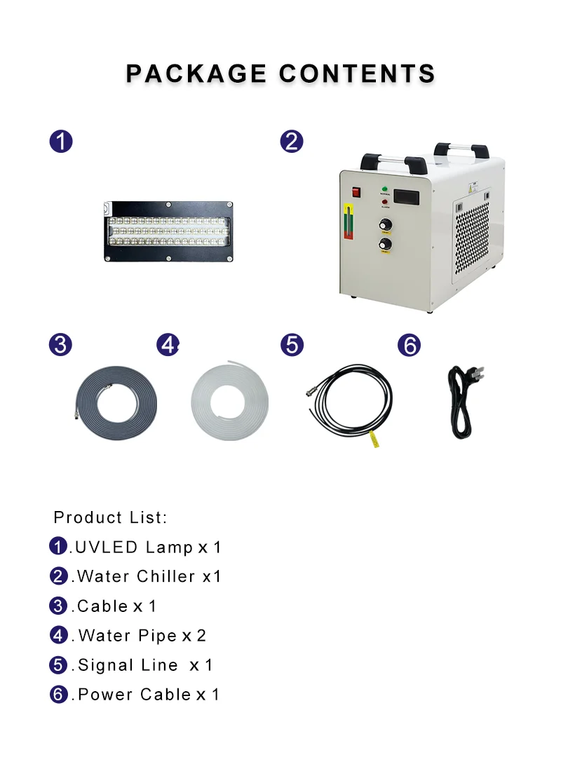 700w Hochleistungs-toshiba/ricoh UV-Drucker wasser gekühlte LED-Härtung lampe epson i3200/dx5/dx7 Düse leduv Härtung lampe