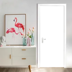 Solid Color Door Sticker Murals Can Be Customized in Size and Style PVC Waterproof Self-adhesive Graffiti Poster