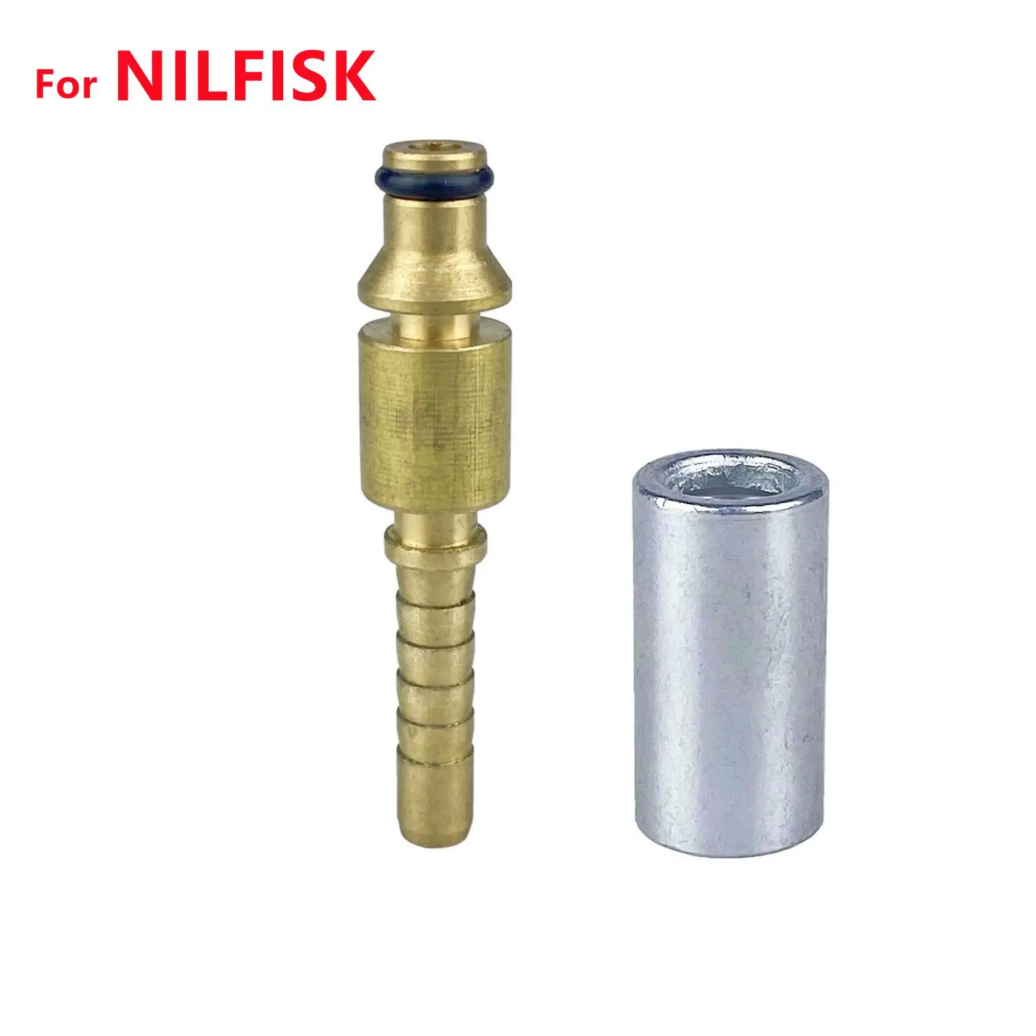 Hose Plug Fitting With Sleeve For NILFISK Pressure Washer Pipe Tip Repair Connector Adaptor