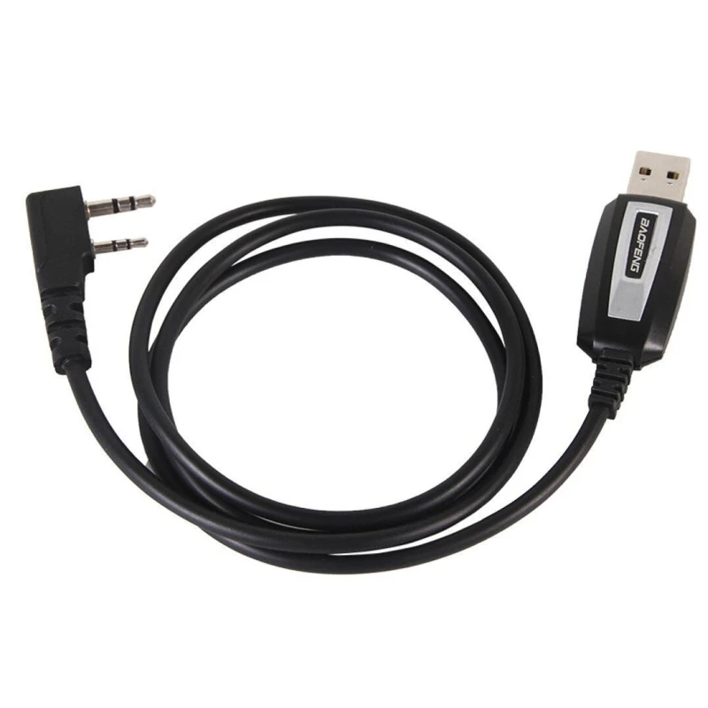 Lightweight USB Programming Cable for BaoFeng UV5R/888s Walkie Talkie Cable with Driver Firmware Wire