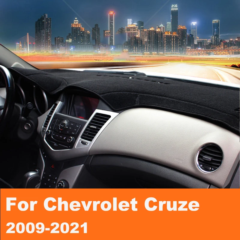 Car dashboard Avoid light pad Instrument platform desk cover Mats Carpets For Chevrolet Cruze J300 J400 2009-2018 2019 2020 2021 view 3