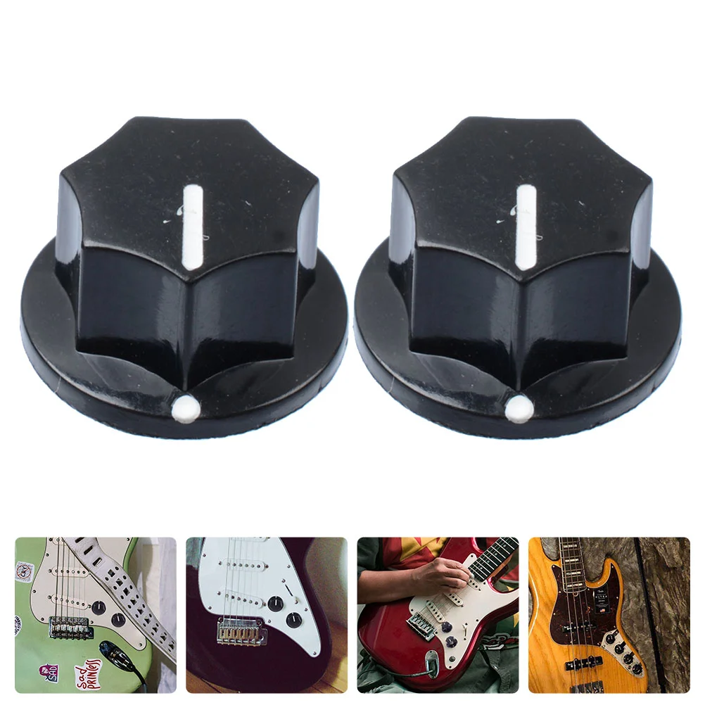 

Electric Guitar Bass Knobs Potentiometer Control Volume Adjustable Rotate Button Devices Accessories Shaft Knob Cap Plastic
