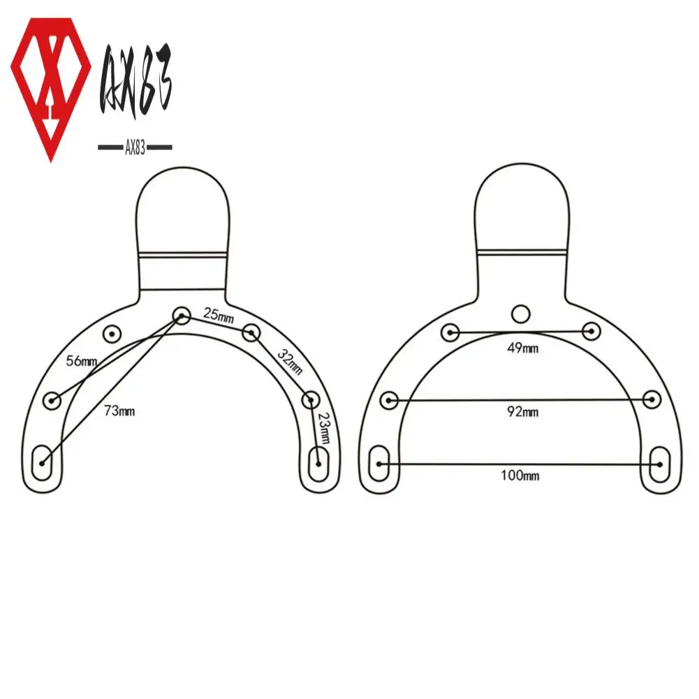 

AX83-Motorcycle Adjustable Gas Tank Mount GPS Phone Camera Bracket Holder For Kawasaki Honda