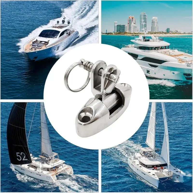 J0MA Quick Pull Marine Bimini Top Deck Hinge for Boat Hardware Repair Projects