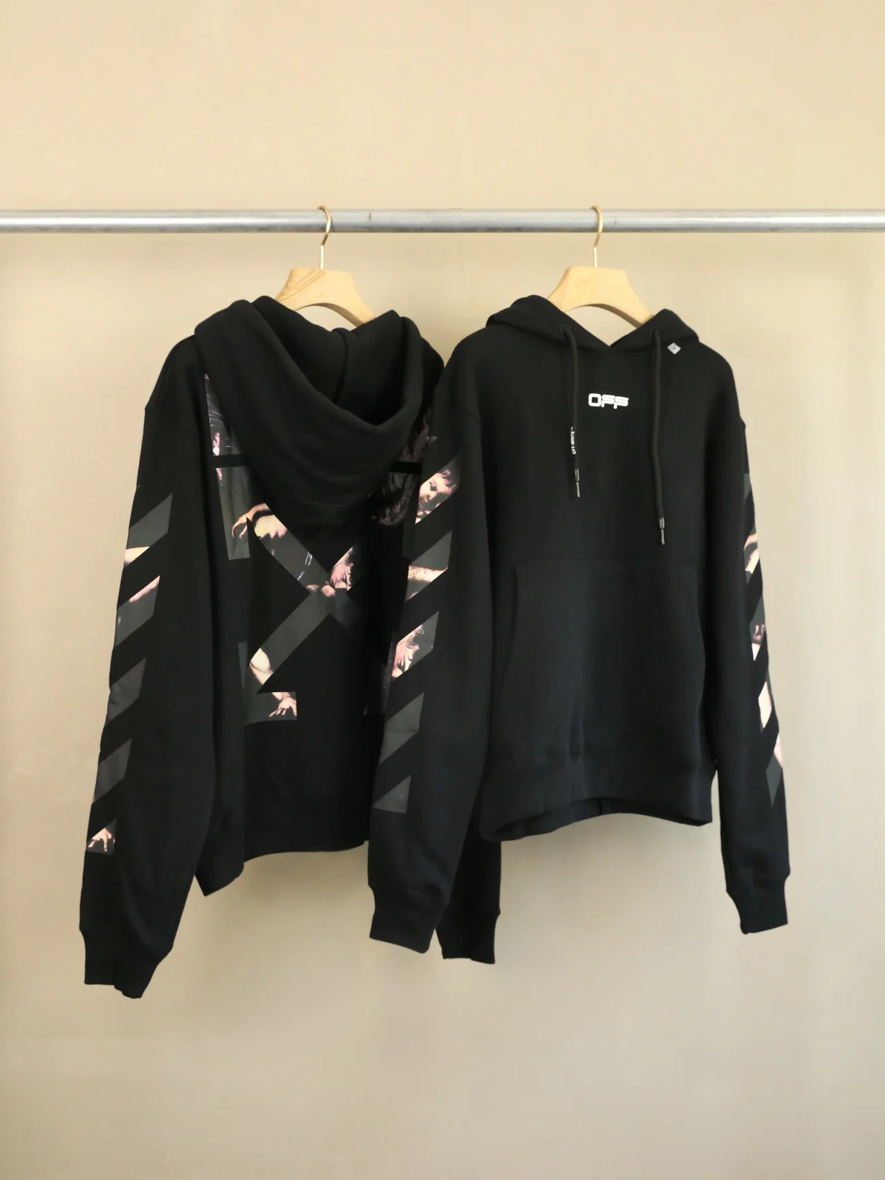 هودي سويت شيرت يونيسكس بتصميم سلسلة الفنانين، بطباعة سهم ملونة بأسلوب الشارع، مصنوع من القطن، مناسب للربيع والخريف والشتاء