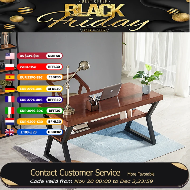 

Современный компьютерный стол для руководителей, роскошный астротический органайзер для спальни, деревянная мебель Mesas De Computador