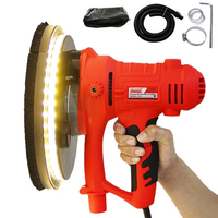 Drywall Sander 110V/220V Portable Electric Wall Putty Grinding Polishing Machine with LED Light Dust Clooect Bag Sandpaper 850W