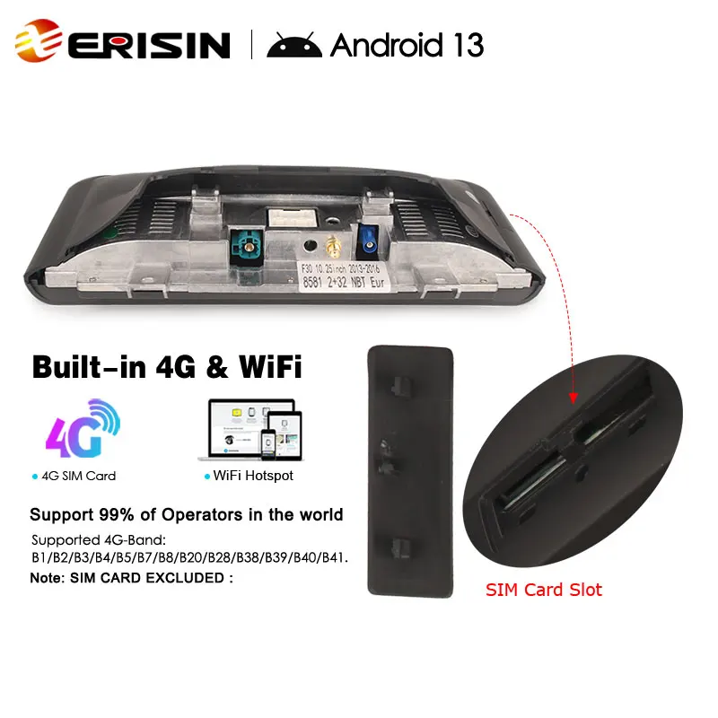 ES3330N HD 2K IMAX IPS Android 13 Car Screen Upgrade For BMW F30 F31 F34 F32 F33 F36 M3-F80 M4-F82 NBT Stereo CarPlaly Auto GPS