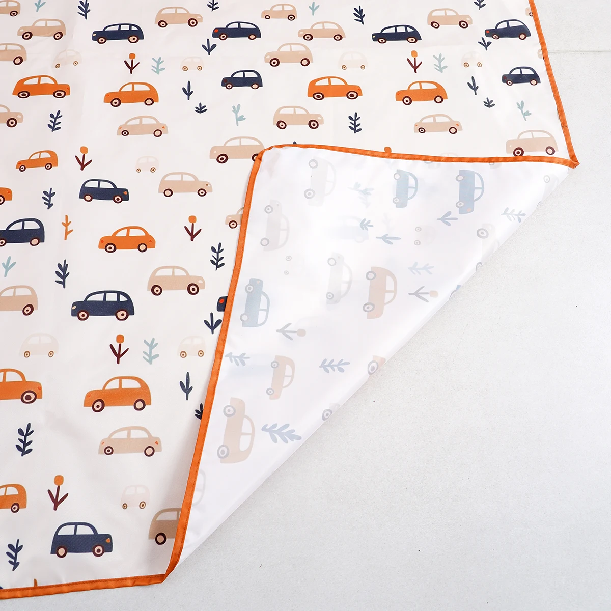 سجادة سبلات 130 × 130 سم - واقي أرضية للكرسي المرتفع الداخلي قابل للغسل ومضاد للانزلاق، سجادة لعب محمولة في الهواء الطلق #4