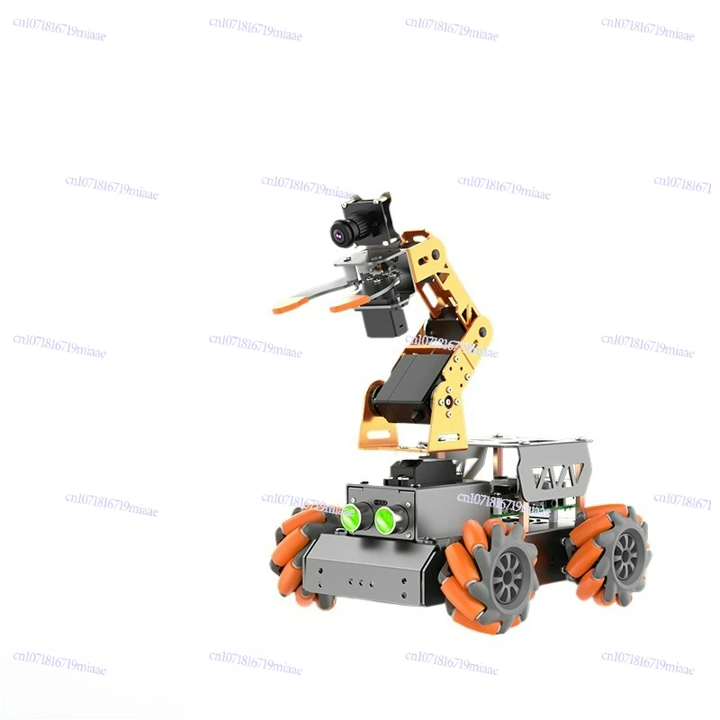 

MasterPi 4WD Mecanum Robot Car with Camera 4 Dof Robot Arm for Raspberry Pi 4B/5 Robot DIY Kit Open Source AI Python