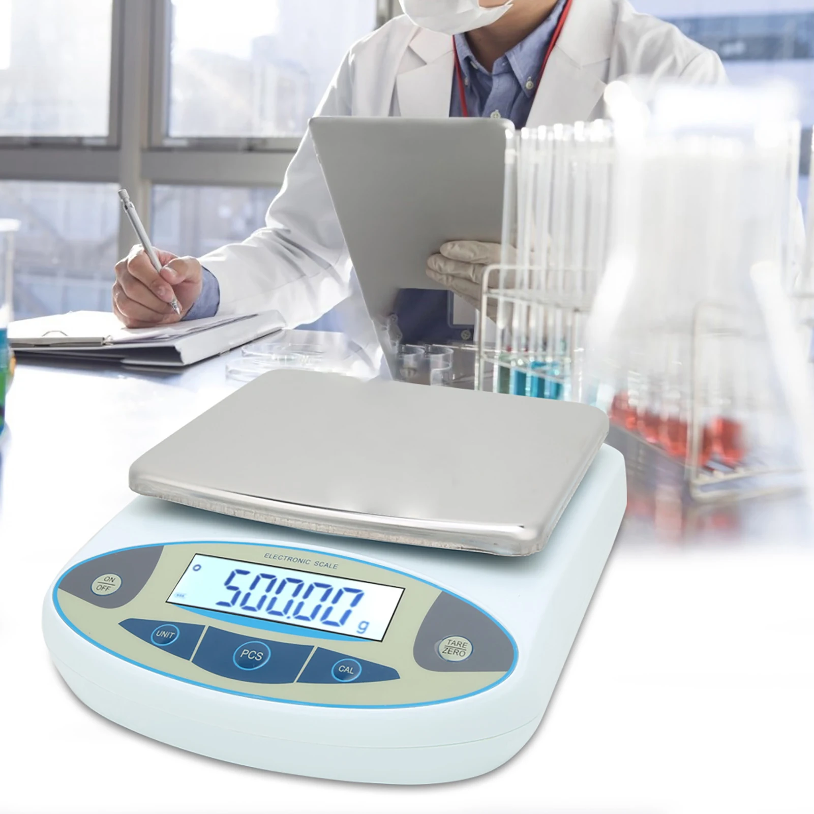 

5000g 0.01g Digital Precision Scale Weighing Electronic Balance Jewelry Scale Digital Precision Scale Kitchen Weighing Scale