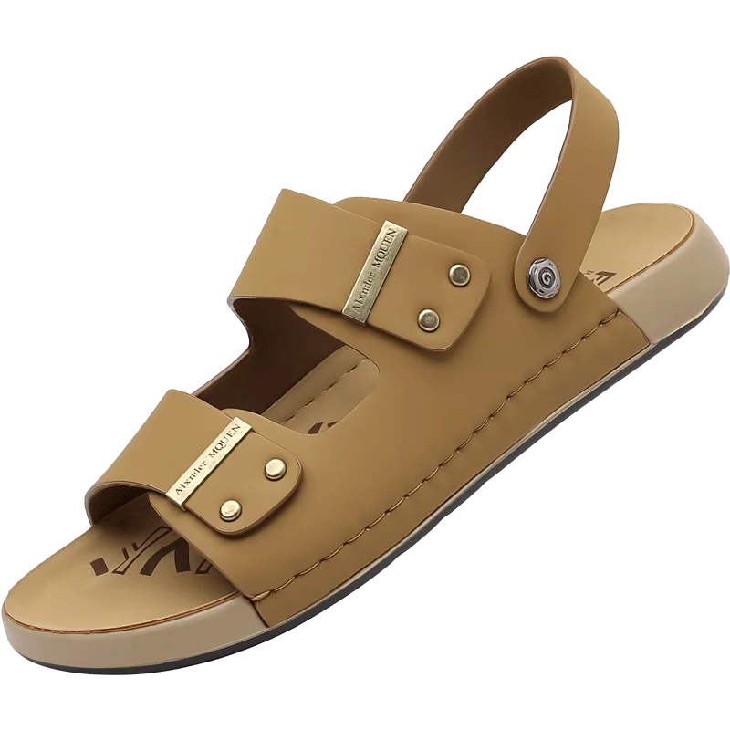 أحذية الشاطئ الخارجية للرجال غير قابلة للانزلاق شباشب منزلية مريحة للرجال متعددة الاستخدامات مناسبة للتنقل صنادل صيفية رائجة البيع