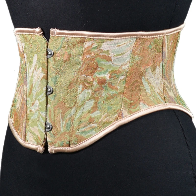 Vintage Korsett Lace Up Bustier Taille Cincher Trimmer Französisch Gericht Stil Ölgemälde Korsett Cosplay Kostüm Dropshipping – Detail 4