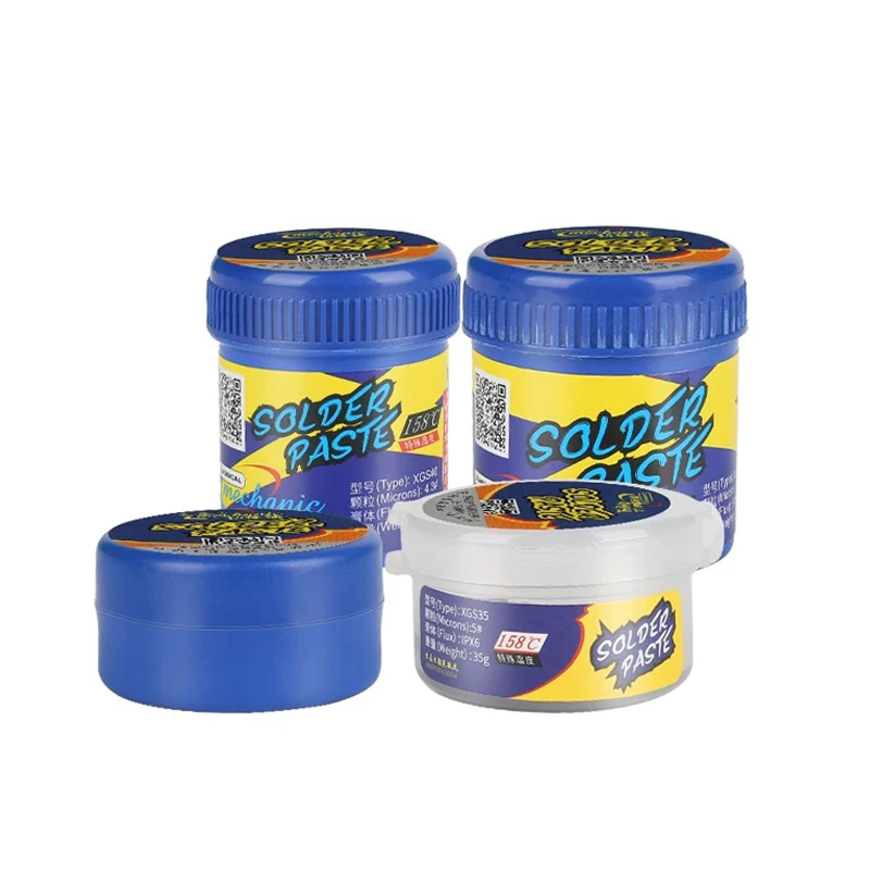 

XGS series has lead medium low temperature solder paste solder paste 158 degree solder paste and high activity