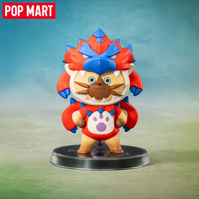 In Stock Genuine Stock Popmart Monster Hunter Alu Cat Series Co Branded Figurine Surprise Blind Box Toy Ornament Cute Gifts