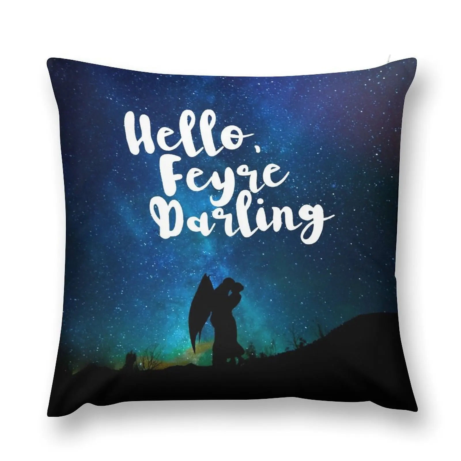 Hello, Feyre Darling - ACOMAF Throw Pillow Christmas Pillow Cases Decorative Cushion Cover pillow