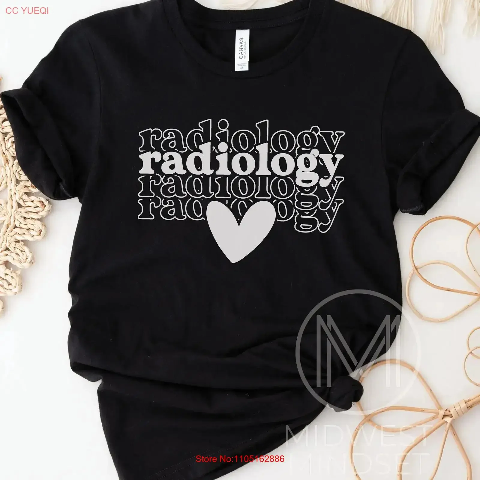 Radiology T Shirt for Radiologist Ultrasound Tech Rad XRay Radiologic Techn Appreciation vintage Washed Comfortable Breathable