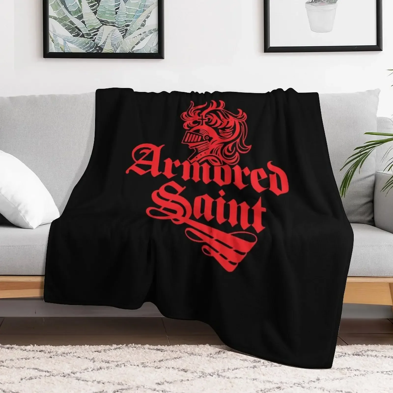 

Armored Saint Classic Throw Blanket Luxury Thicken Tourist anime Blankets