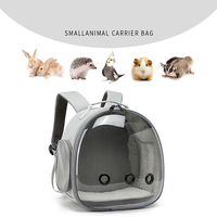 Animal Carrier Backpack Travel Portable Small Breathable Backpack For Hamster Pet Bag Guinea Pig Carrier Rabbit Bird