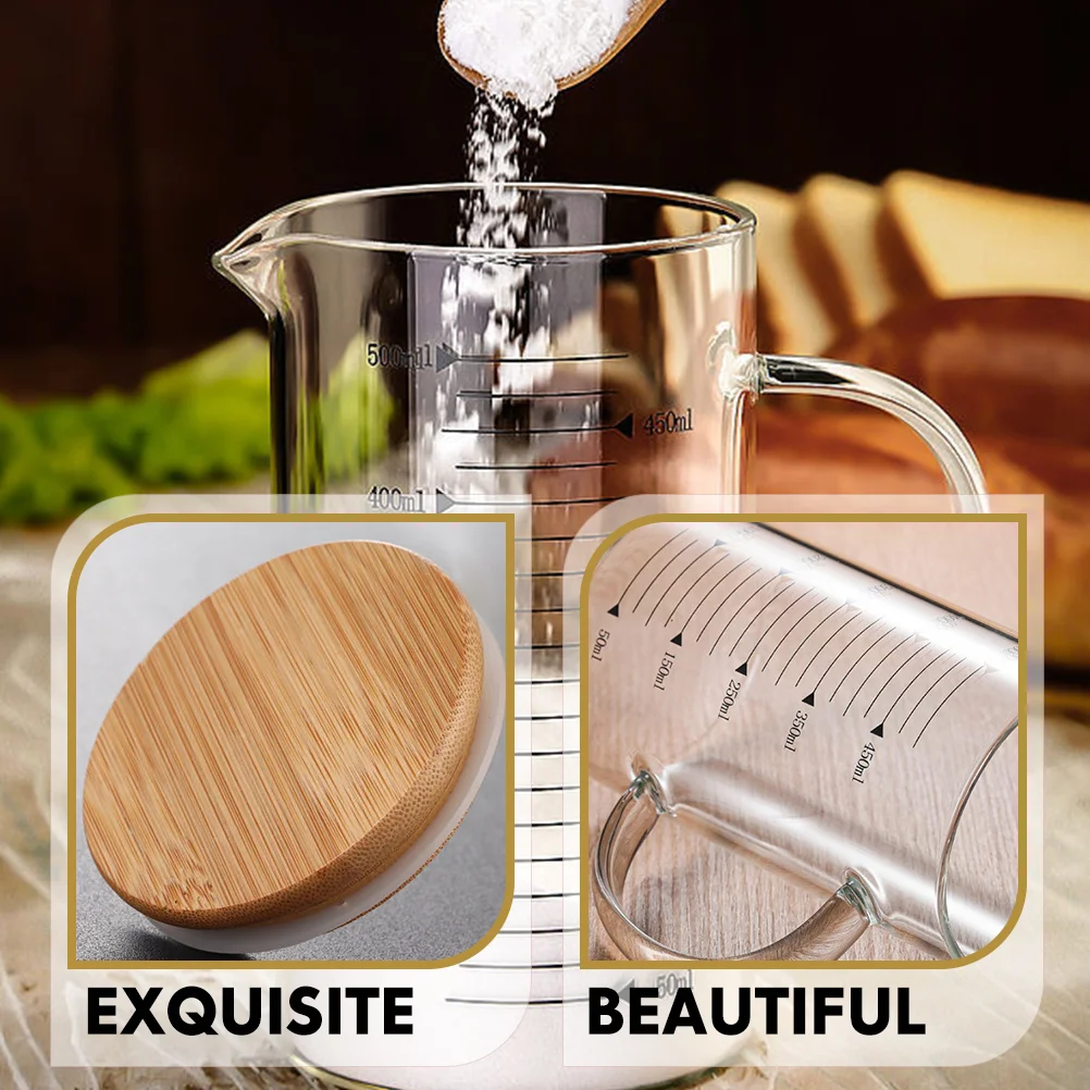 Multi-function Milk Cup Graduated Glass Thickened Measuring Convenient Espresso Mug