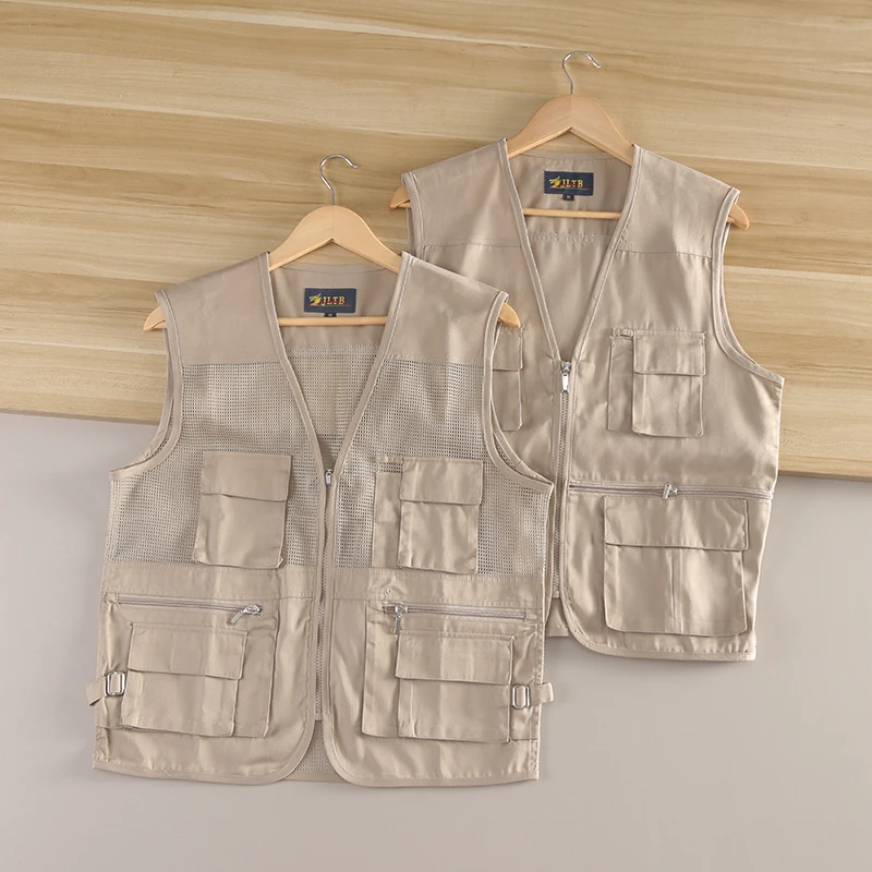 

Уличная спецодежда, жилет 2024, летний мужской жилет со стойкой V-Ne Faion Urban Sle, молодежный повседневный жилет для пешего туризма, многоэтажный дизайн