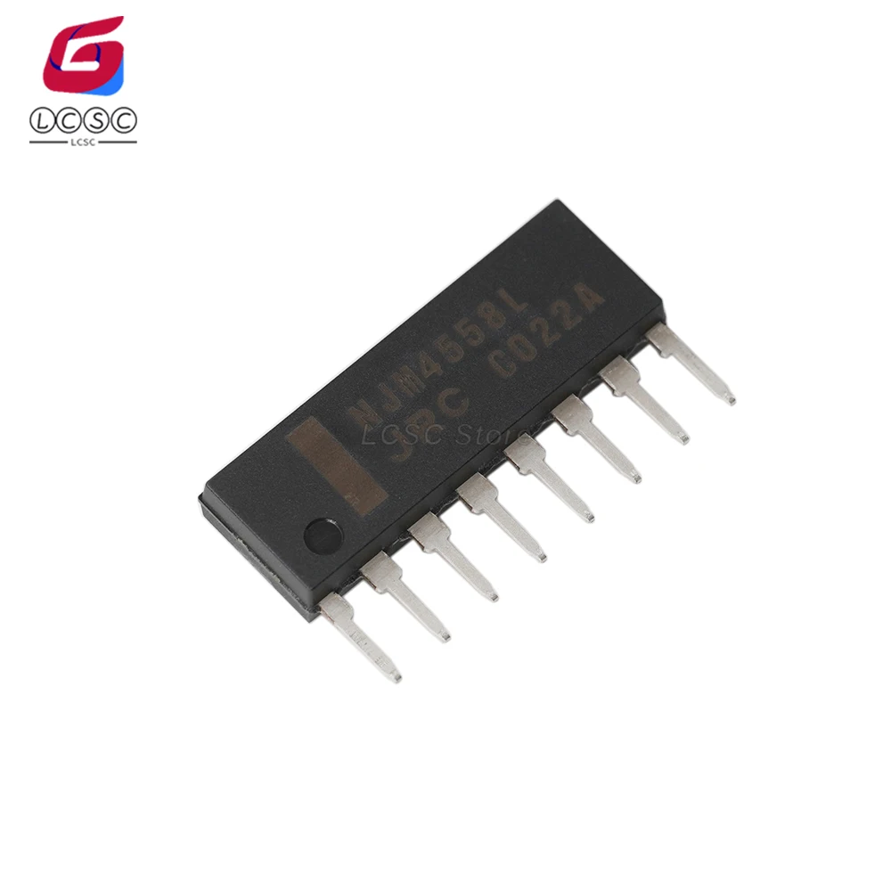 10Pcs/Lot Original NJM4558L Dual High Main Operational Amplifier Integrated Circuit JRC 4558 Audio IC OPAMP GP 2 CIRCUIT 8SIP