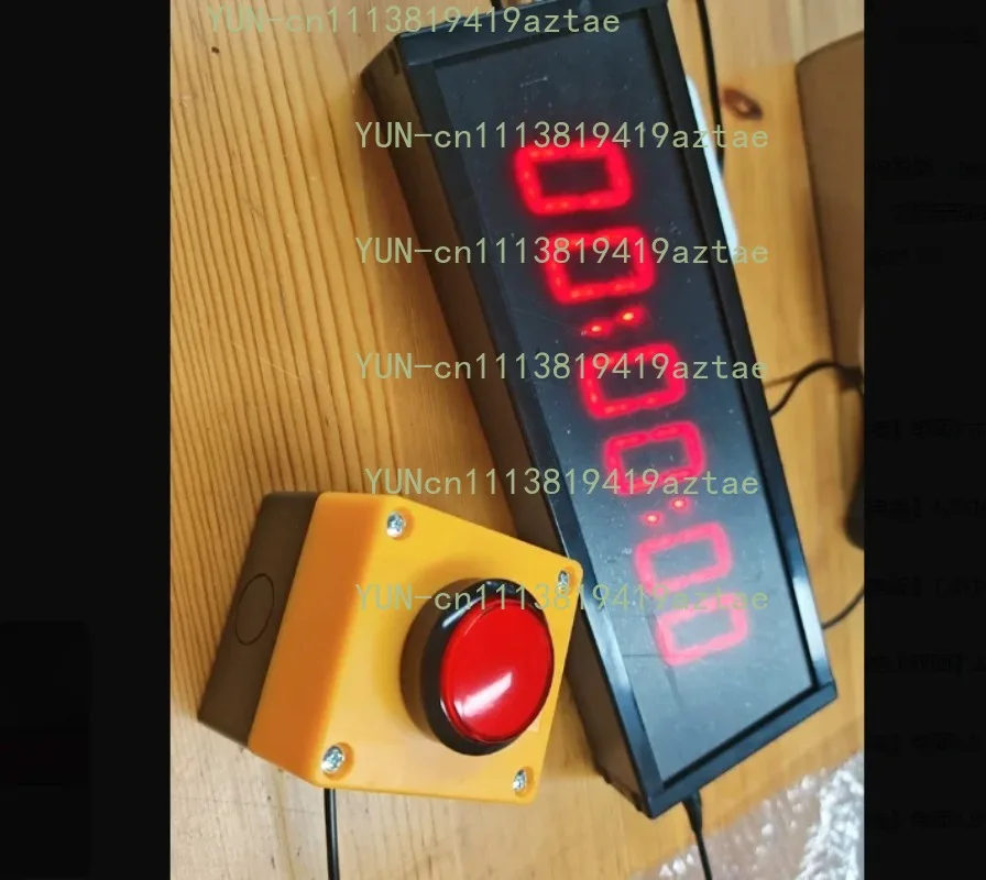 Electronic Countdown Timer for Basketball & Sports, Rechargeable Dual Side Slap Timer with Voice Alarm for Exams & Games