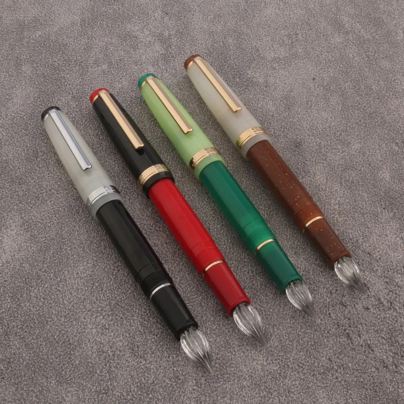 JinHao-82 Caneta-tinteiro, Dip in Water, Glass Nib, Papelaria, Escritório, Material Escolar, Canetas de tinta, Color Match