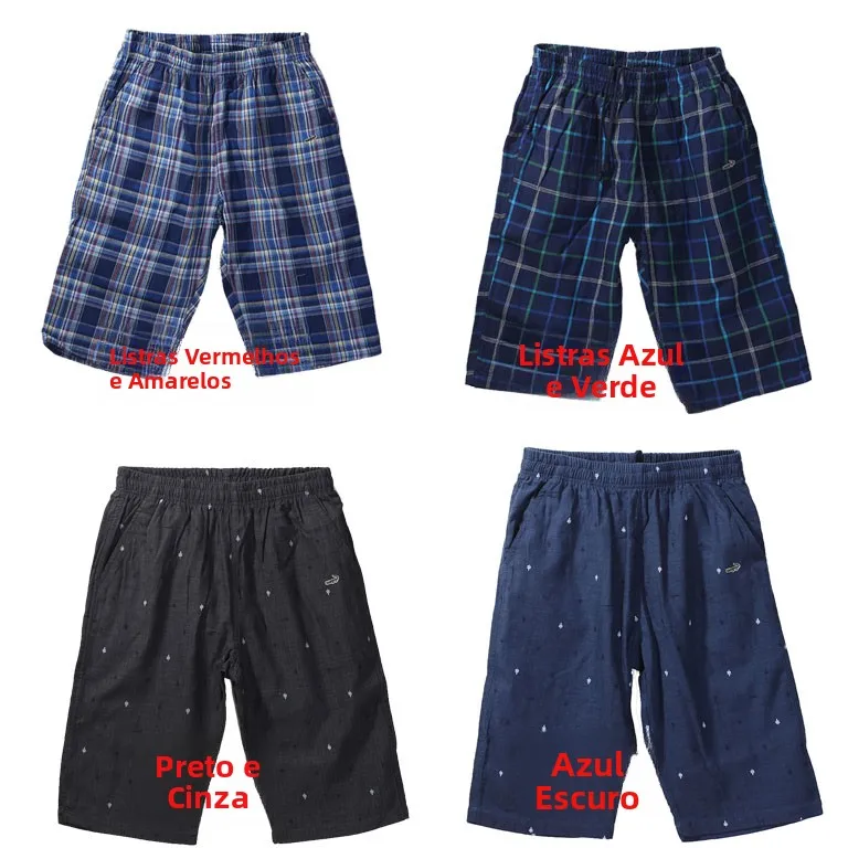 bermudas-casuais-masculinas-de-algodao-comprimento-medio-para-jovens-e-adultos-cintura-elastica-confortaveis-para-uso-em