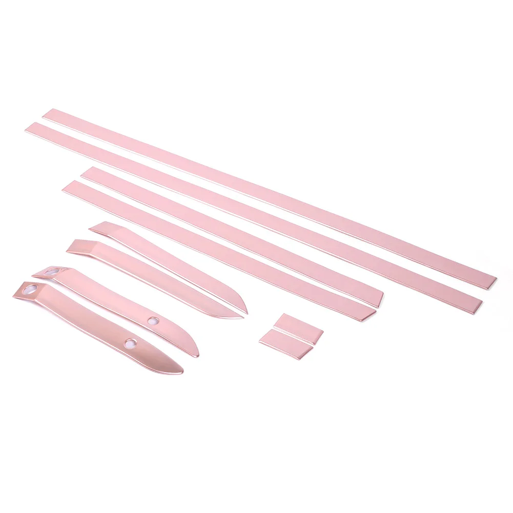 

10Pcs Car Body Decoration Trim Strips Cover - Fit for Land Rover Aurora 2020, Rose Gold, Stylish Exterior Decorative Accessory