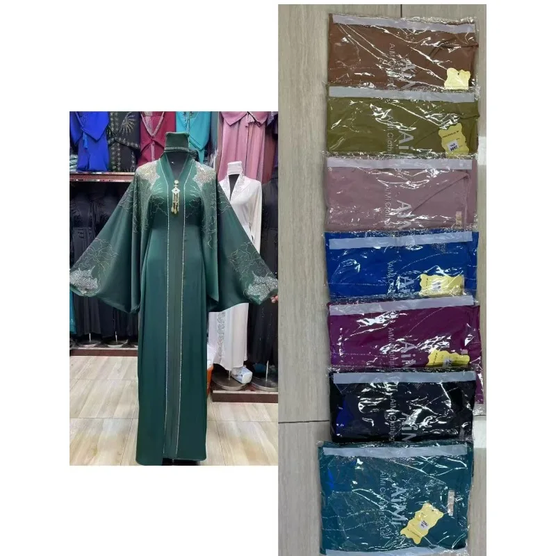 

Абая Дубай Роскошные Абая женские африканские мусульманские модные платья кафтан марокканские вечерние платья халат бубу Djellaba Femme