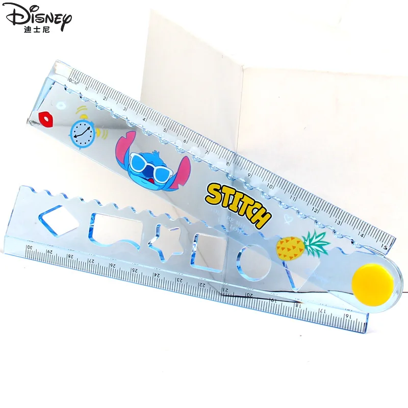 30cm Stitch Foldable Measuring Ruler Student Special Stationery Tools Children Gift Measuring Ruler Party Student Gifts