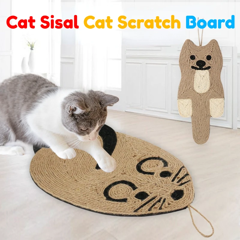 

Cat Scratcher Board Toys Scratching Post Mat Soft Bed Mat Claws Care Pet Toys Scratch Resistant Sisal Cat Tower Cat Tree