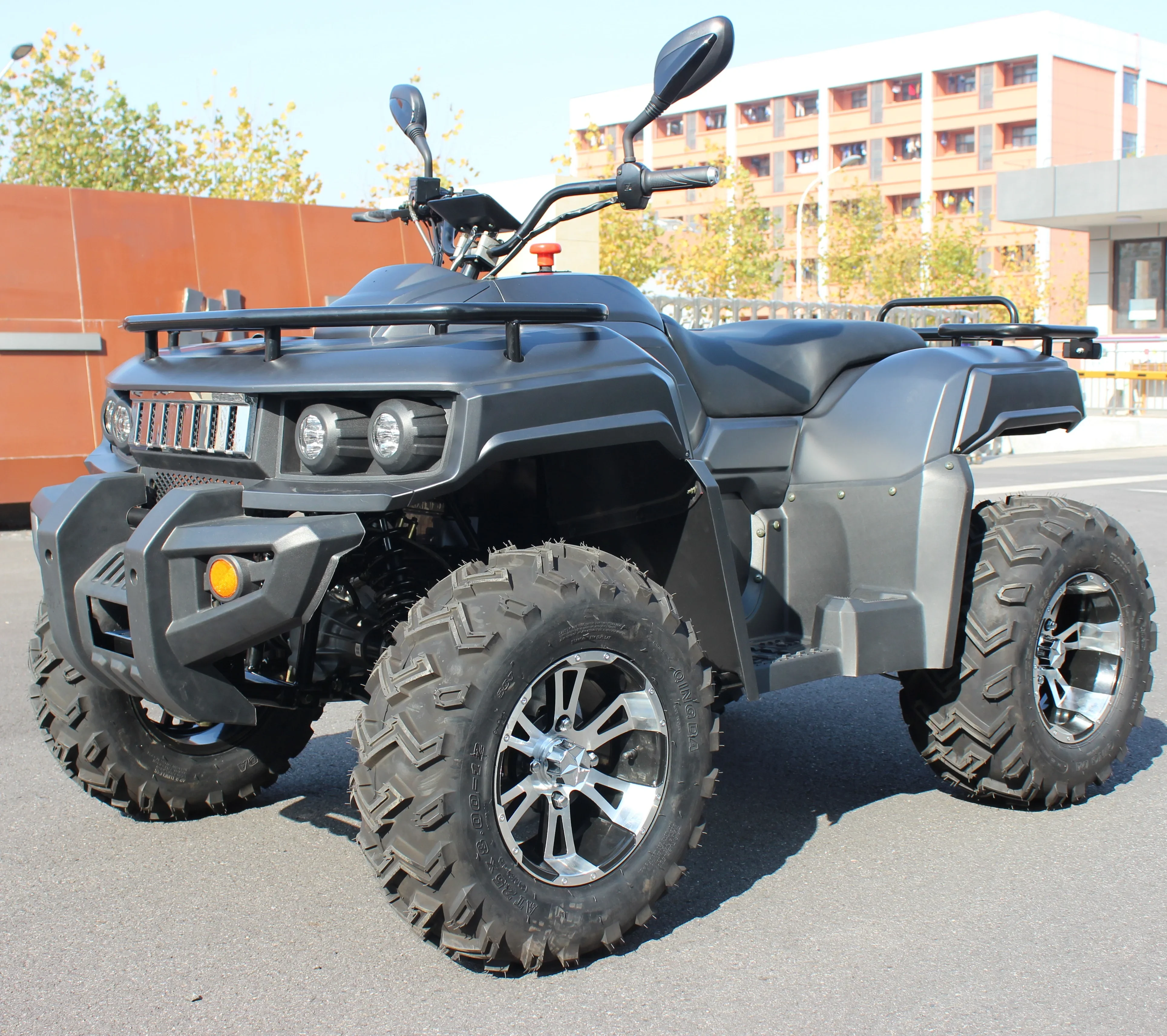 4*4 Electric ATV 4WD Quad 5000W Power With 72V Differential Automatic Transmission