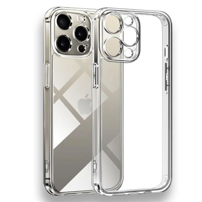 Clear Phone Case For iPhone 15 14 12 11 13 Pro Max Case Silicone Soft Cover on iPhone 13 Mini X XS Max 8 7 14 Plus SE Back Cover