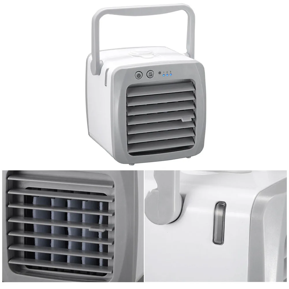 Mini Cooling System Compact Cooling Device Home Office Adjustable Airflow Intensity Easy To Maintain For Hot Days