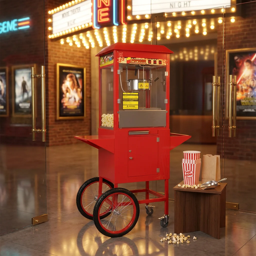 Commercial Popcorn Machine Wit - огляд і ціна Commercial Popcorn Machine