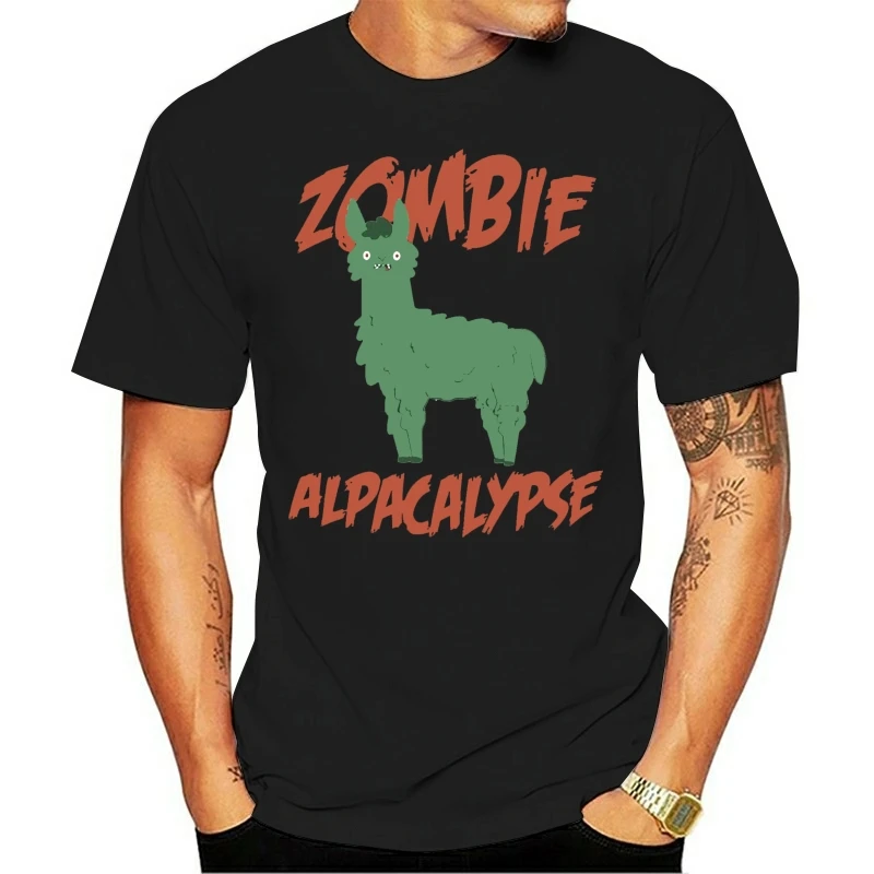 Kids Zombie Alpacalypse T Shirt - Halloween Party Costume Top Alpaca Apocalypse