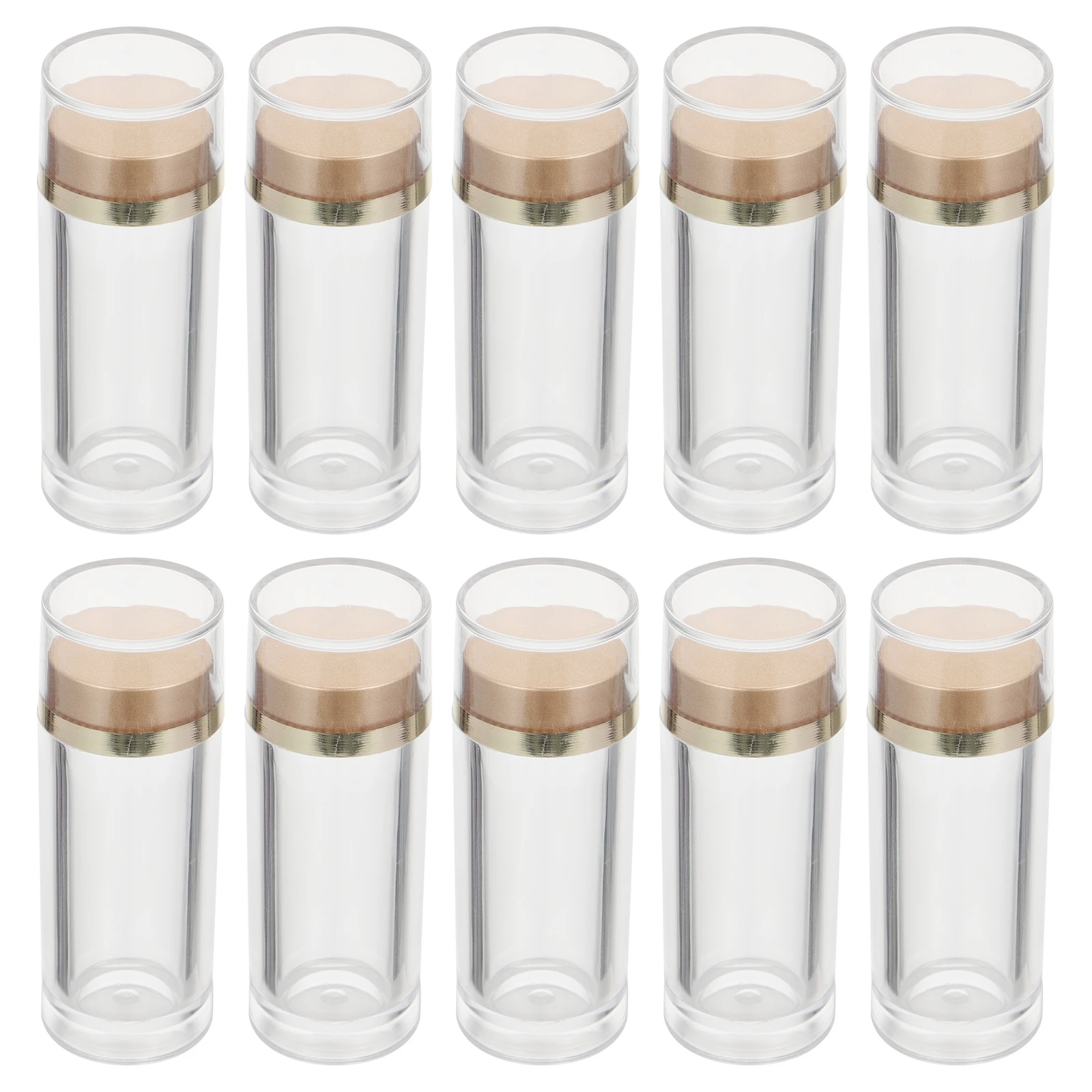 

10 Pcs Containers Durable Healthy Safe Acrylic Containers Storage Canisters Transparent Pill Bottle Capsule Soap Box