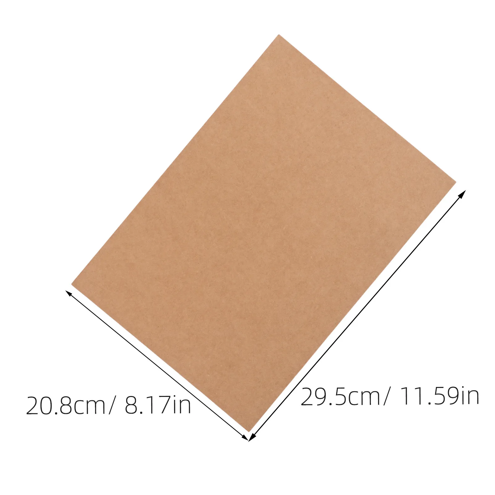 10Pcs Book Binding Board Kraft Paper Covers A4 1.5mm Vintage Cardstock Scrapbooking Album Making Thick Cardboard Sheets Craft