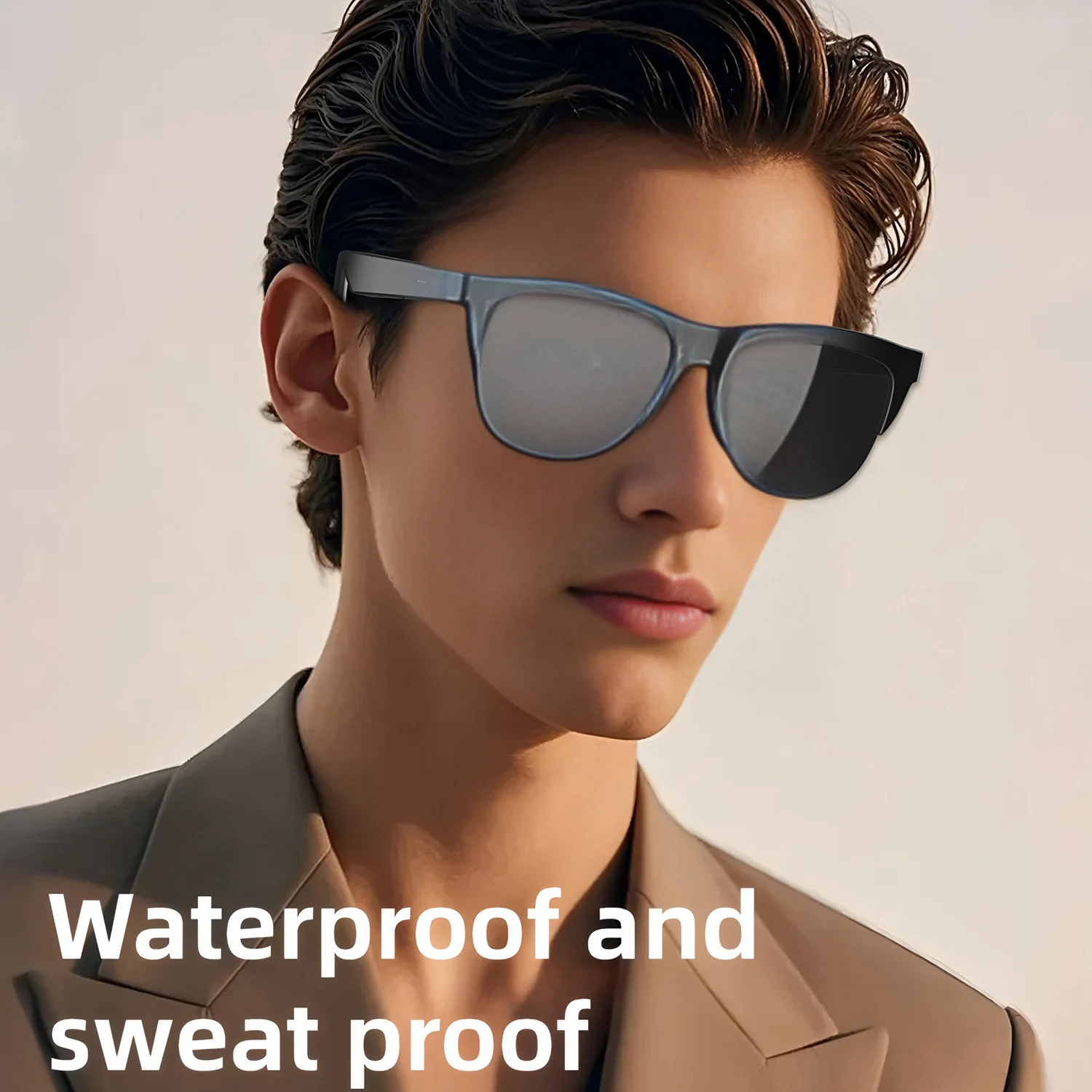F01 Wireless Bluetooth5.3 Smart Glasses, Built-in Speakers Microphone Hands-Free Calling Music Men And Women