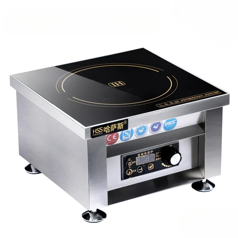 Commercial Induction Cooker High Power Oven Large Heating Area Intelligent Time And Temperature Setting Electric Stove