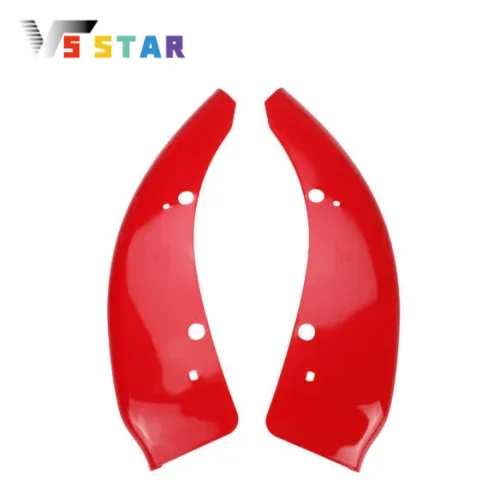 

Накладки на передний бампер (левая и правая) из ABS-пластика, красно-желтые, для Dodge Charger SRT Hellcat SRT 392 2015-2021 гг.