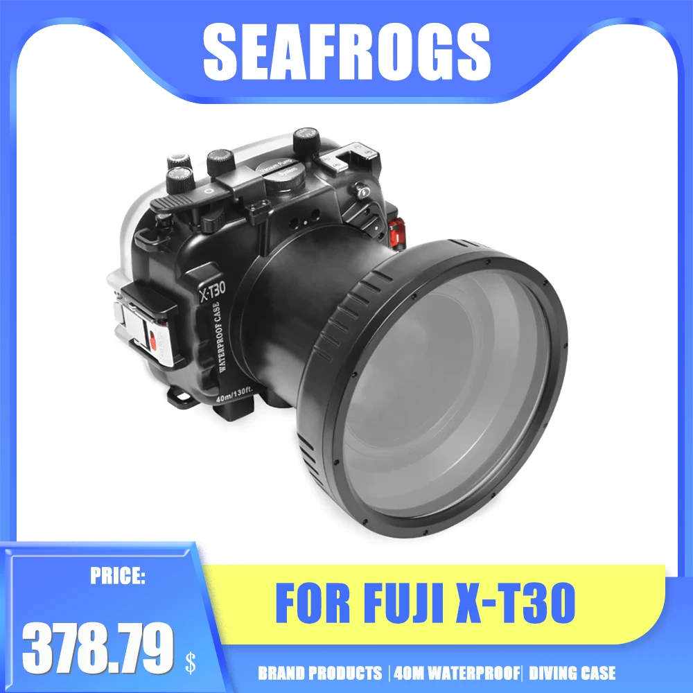 IPX68 Waterproof Housing Cam Case For Fujifilm XT-30 16-55mm Digital Camera Diving Case Underwater Transparent Waterproof Cover