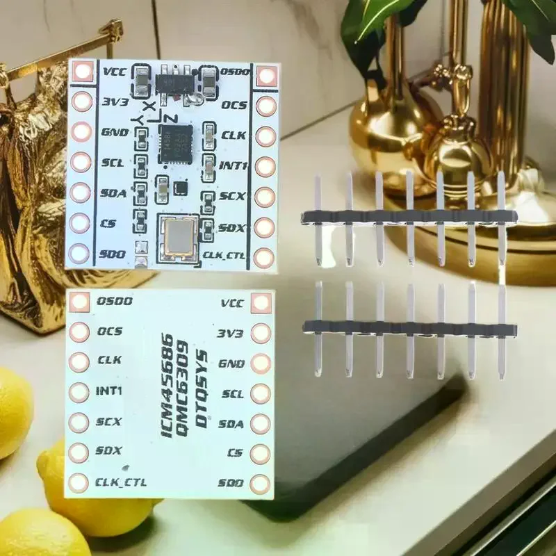 Moduł ABUO-ICM-45686 + QMC6309 firmy Slimevr i Smol Slime Tracker do projektów DIY