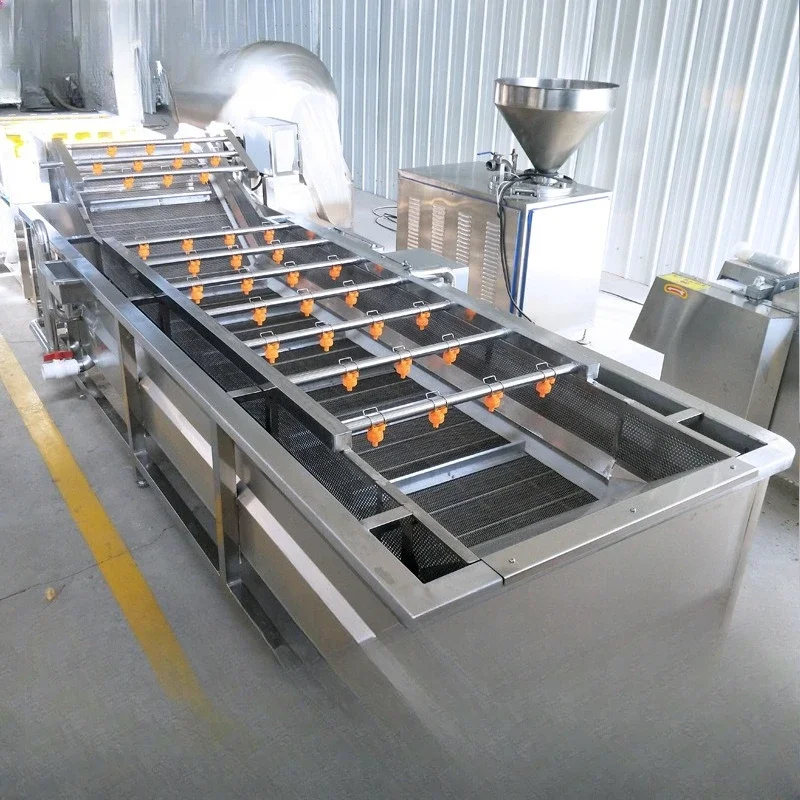 

Crayfish cleaning machine, seafood processing and cleaning line equipment